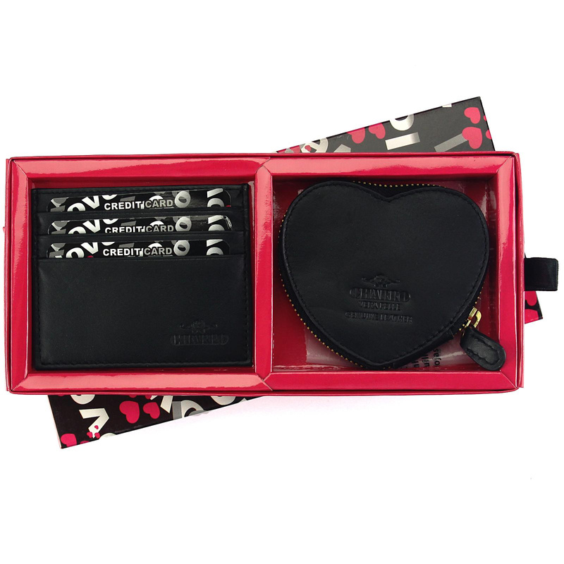 Charro zestaw mała portmonetka i etui na karty skóra ekologiczna