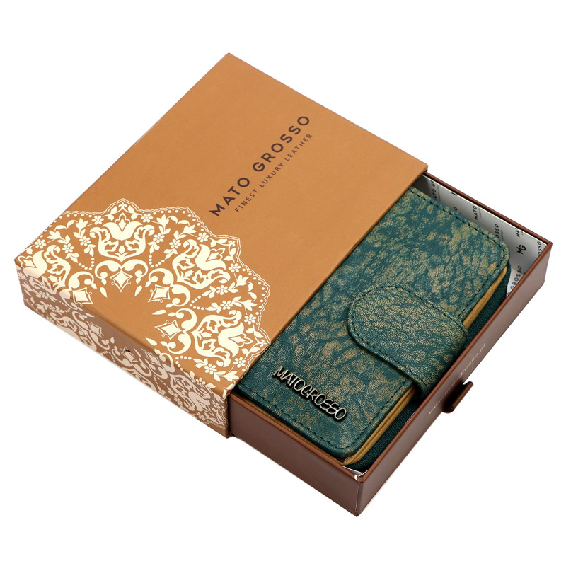 Mato Grosso pionowy duży damski portfel skóra naturalna portmonetka RFID