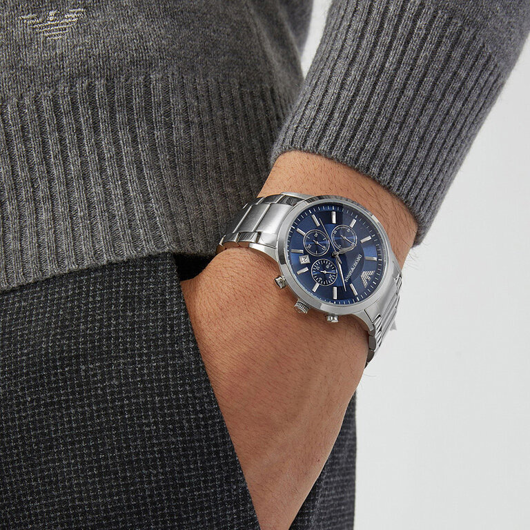 ZEGAREK MĘSKI EMPORIO ARMANI AR2434 - RENATO + BOX