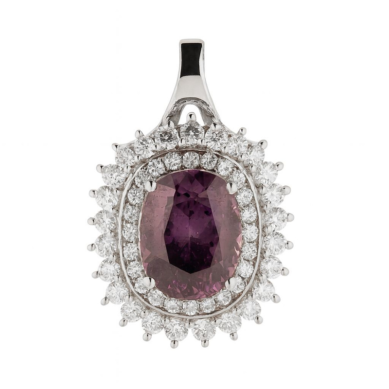 Biżuteria DIAMONFIRE 6513681100. Wisiorek, Kolor szary. Kobieta.