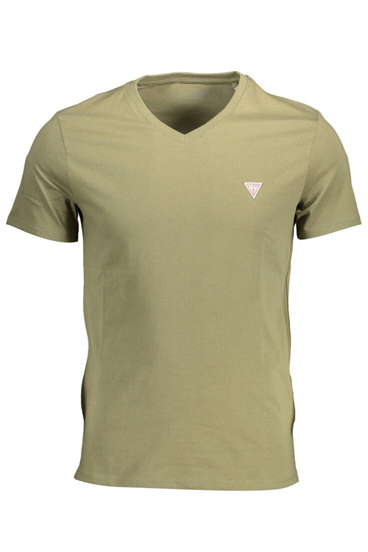 GUESS JEANS MĘSKI T-SHIRT Z KRÓTKIM RĘKAWEM ZIELONY