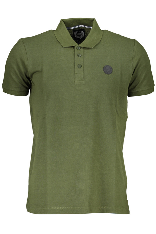 GIAN MARCO VENTURI M�SKA KOSZULKA POLO Z KR�TKIM R�KAWEM W KOLORZE ZIELONYM