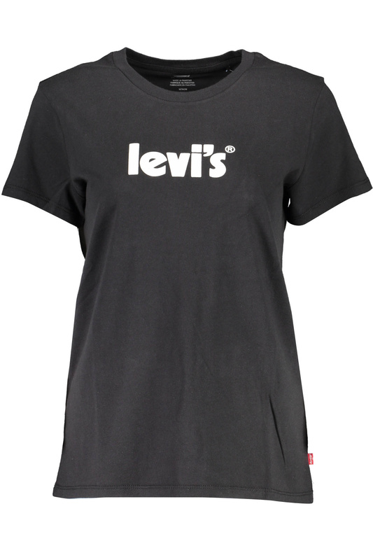 KOSZULKA Z KRÓTKIM RĘKAWEM LEVI&#39;S DAMSKA CZARNA