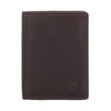 DUDU RFID Blocking Bifold Wallet dla mężczyzn, kolorowy mini portfel skórzany, mały rozmiar, 6 miejsc na karty kredytowe i kieszeń na gotówkę