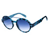 Okulary ITALIA INDEPENDENT 0913-147-GLS. Okulary przeciwsłoneczne, Kolor niebieski. Unisex.