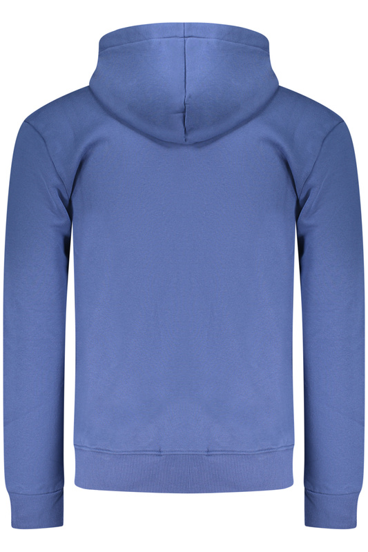 COVERI MOVING M�SKA NIEBIESKA BLUZA Z ROZPINANYM NA ZAMEK