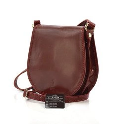 Klasyczna wyjątkowa damska skórzana listonoszka 