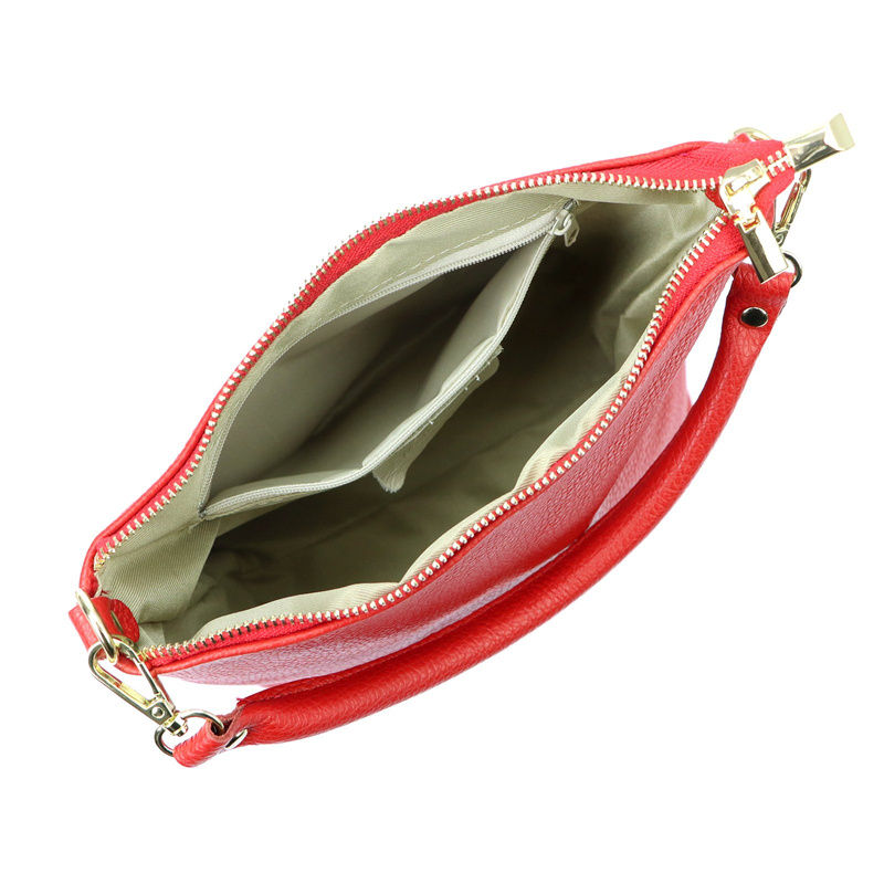 Patrizia damska torebka na ramię skóra naturalna torba z kieszenią