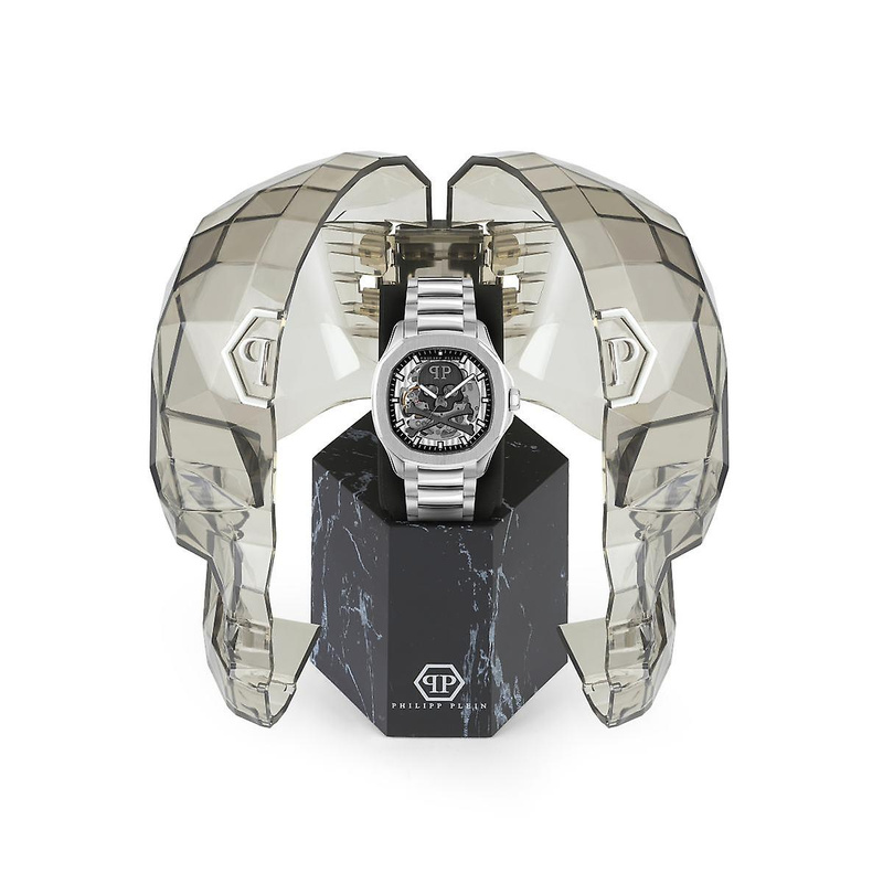 Zegarek PHILIPP PLEIN PWRAA0223. Automatyczny, Kolor szary. Mężczyzna.