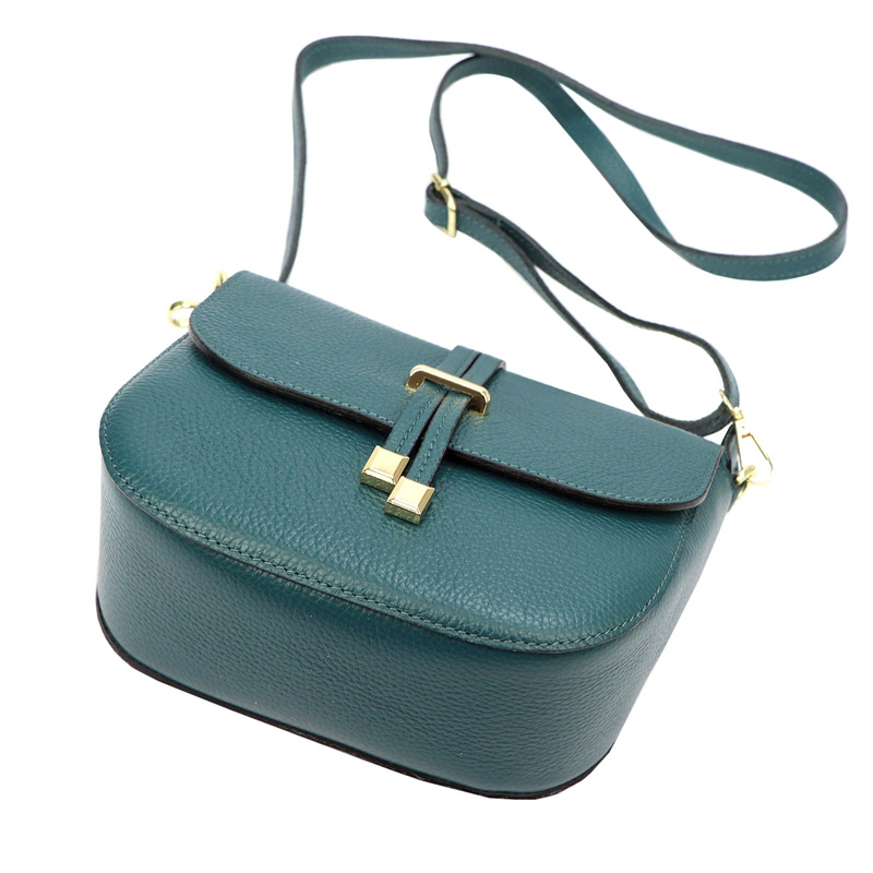 Skórzana stylowa damska listonoszka torebka przez ramię Luka