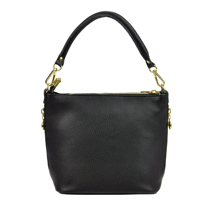 Patrizia damska torebka na ramię skóra naturalna torba z kieszenią