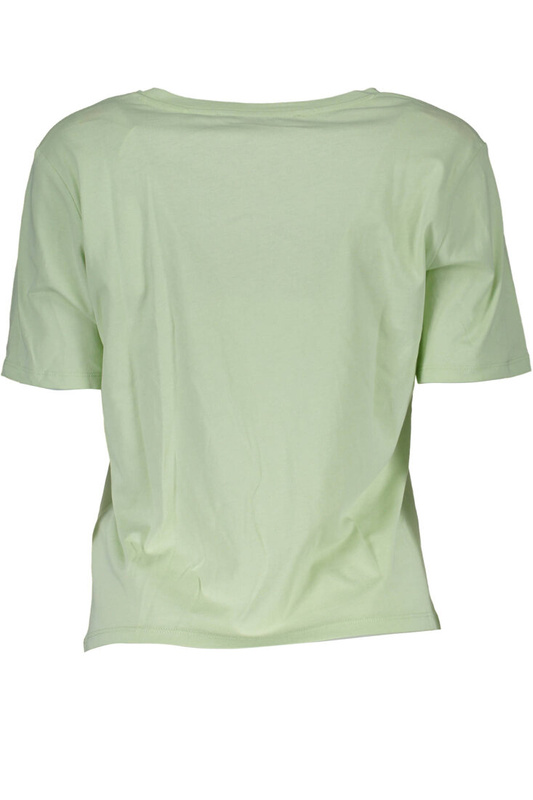 GUESS JEANS T-SHIRT Z KRÓTKIM RĘKAWEM DAMSKI ZIELONY