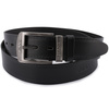 Pasek męski skórzany premium szeroki 4cm klasyczny czarny Beltimore Jeans E01 : Kolory - czarny, Rozmiar pasków - r.115-130 cm