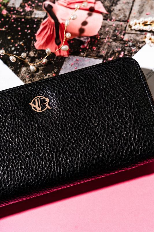 Duży Stylowy portfel damski na zamek od Rovicky