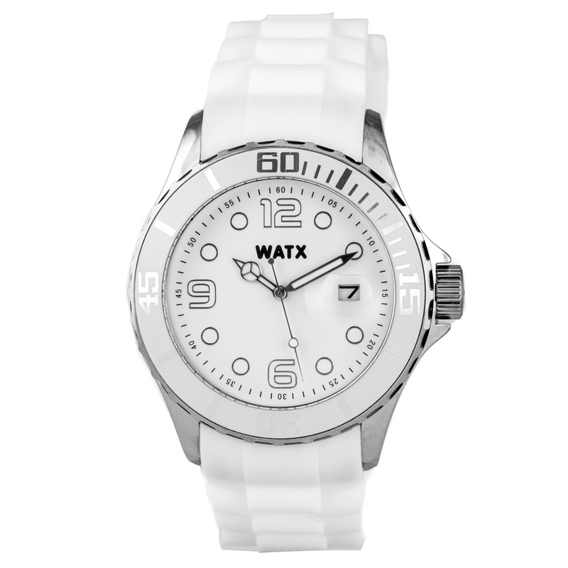 Zegarek WATXANDCO RWA9021. Kwarcowy, Kolor biały. Mężczyzna.