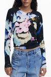 Czarny sweter damski Desigual
