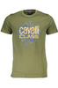 CAVALLI CLASS T-SHIRT Z KRÓTKIM RĘKAWEM MĘSKI ZIELONY