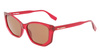 Okulary KARL LAGERFELD KL6071S-628. Okulary przeciwsłoneczne, Kolor czerwony. Kobieta.
