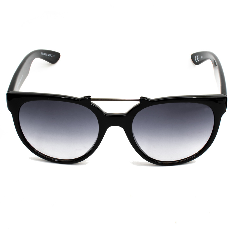 Okulary ITALIA INDEPENDENT 0916-009-GLS. Okulary przeciwsłoneczne, Kolor czarny. Unisex.