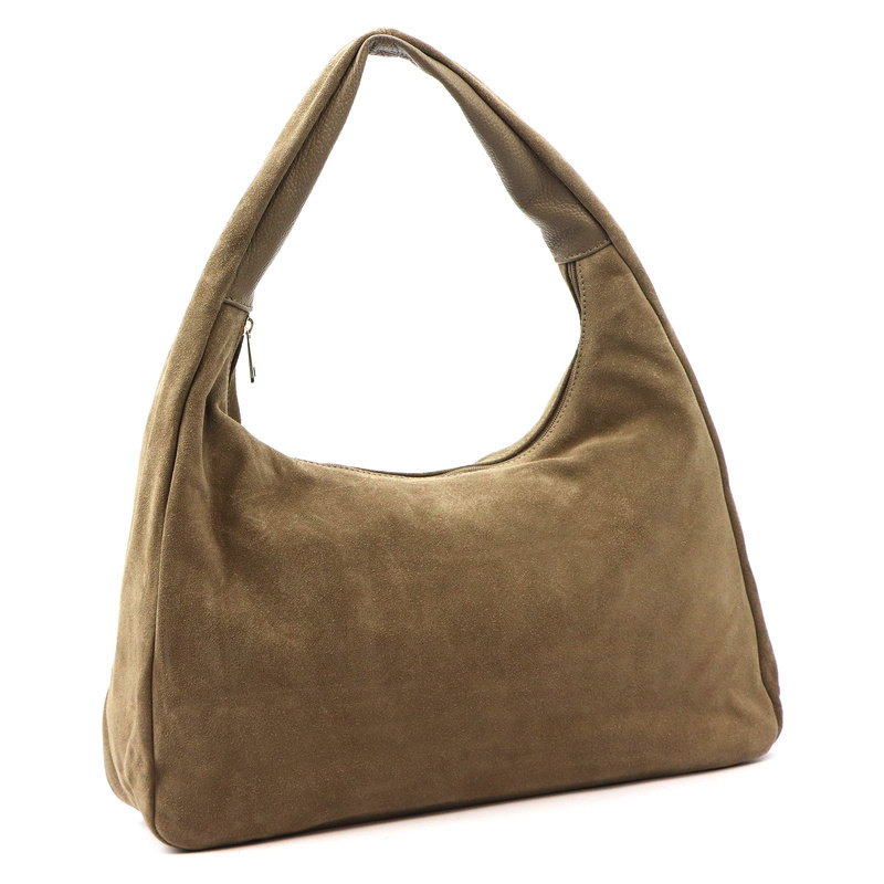 Vera Pelle damska shopperbag skóra naturalna zamsz torebka na ramię pojemna