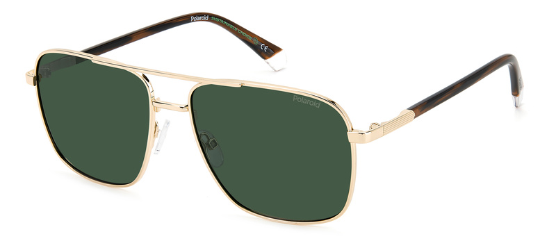 Okulary POLAROID PLD4128SXJ5G. Okulary przeciwsłoneczne, Kolor złoty. Mężczyzna.