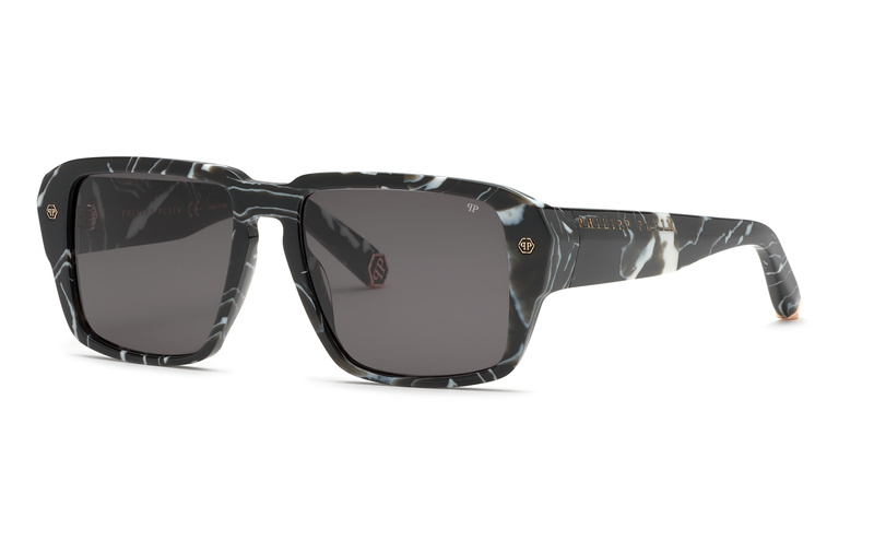 Okulary PHILIPP PLEIN SPP081-550Z21. Okulary przeciwsłoneczne, Kolor czarny. Mężczyzna.