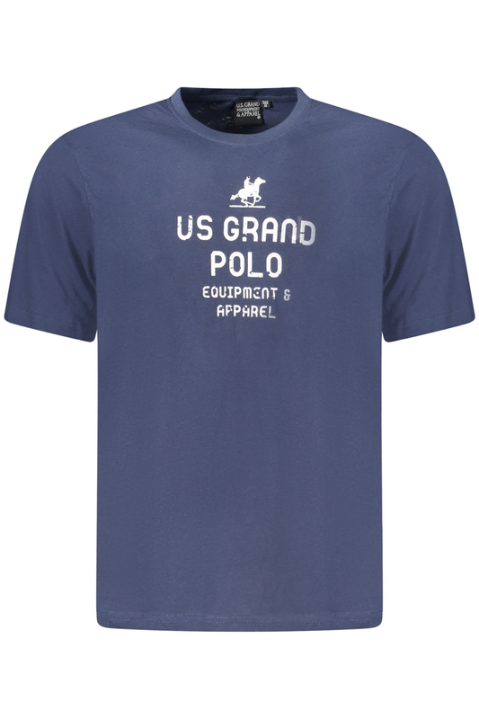 Koszulka męska z krótkim rękawem US GRAND w kolorze niebieskim