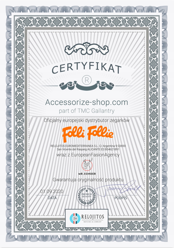 Zegarek FOLLI FOLLIE WF13B037SSS. Kwarcowy, Kolor biały. Kobieta.