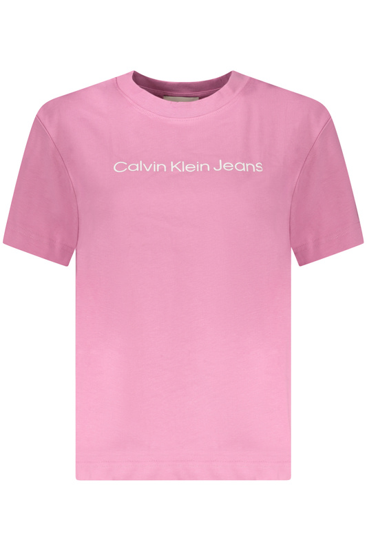 CALVIN KLEIN DAMSKI T-SHIRT Z KRÓTKIM RĘKAWEM RÓŻOWY