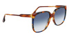 Okulary VICTORIA BECKHAM VB610SCB-212. Okulary przeciwsłoneczne, Kolor brązowy havana. Kobieta.