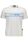 T-SHIRT MĘSKI Z KRÓTKIM RĘKAWEM PLEIN SPORT BIAŁY