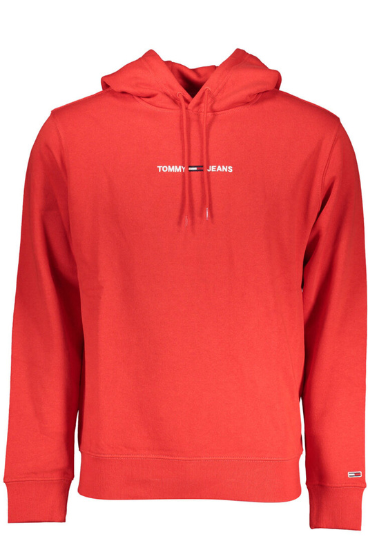 BLUZA TOMMY HILFIGER BEZ ZAMKA MĘSKA CZERWONA