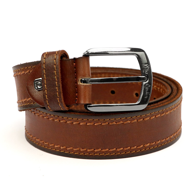 męski pasek z prawdziwej skóry Pierre Cardin 610 KAM01