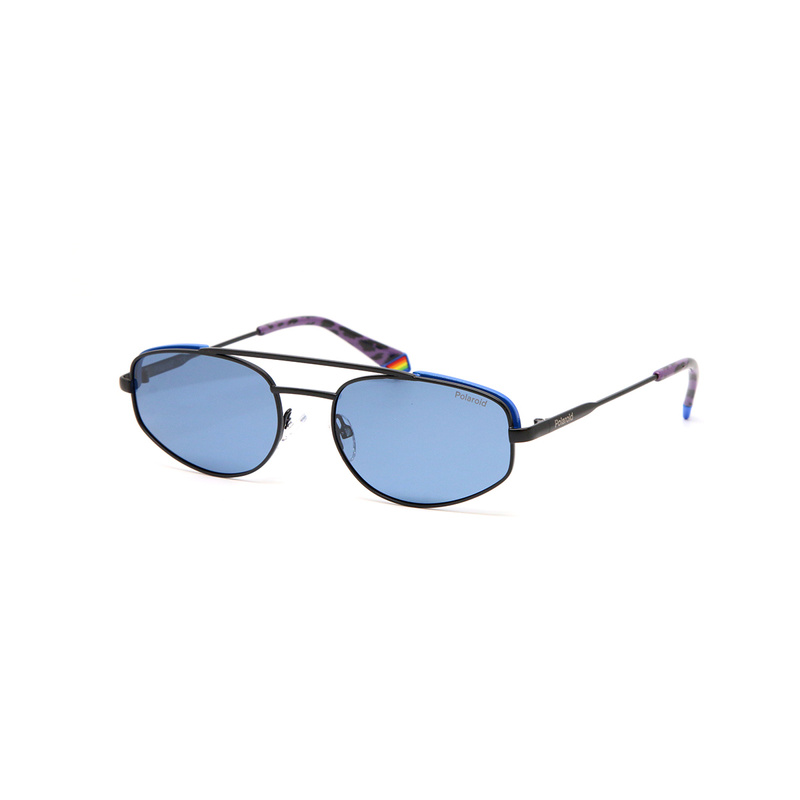 Okulary POLAROID PLD6130SOY4. Okulary przeciwsłoneczne, Kolor czarny niebieski. Unisex.