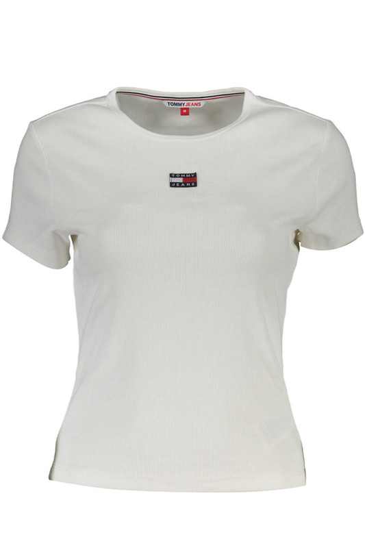 BIAŁY DAMSKI T-SHIRT Z KRÓTKIM RĘKAWEM TOMMY HILFIGER