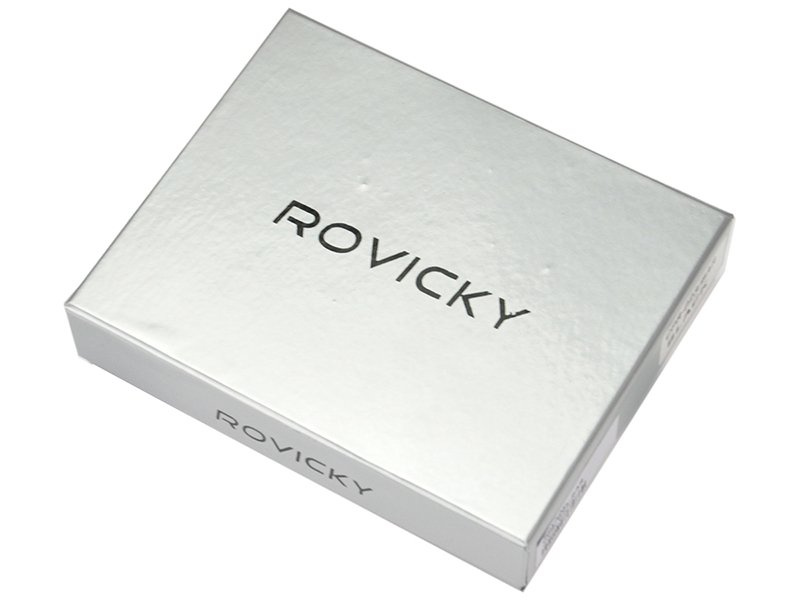 Skórzany rozbudowany portfel męski RFID Rovicky