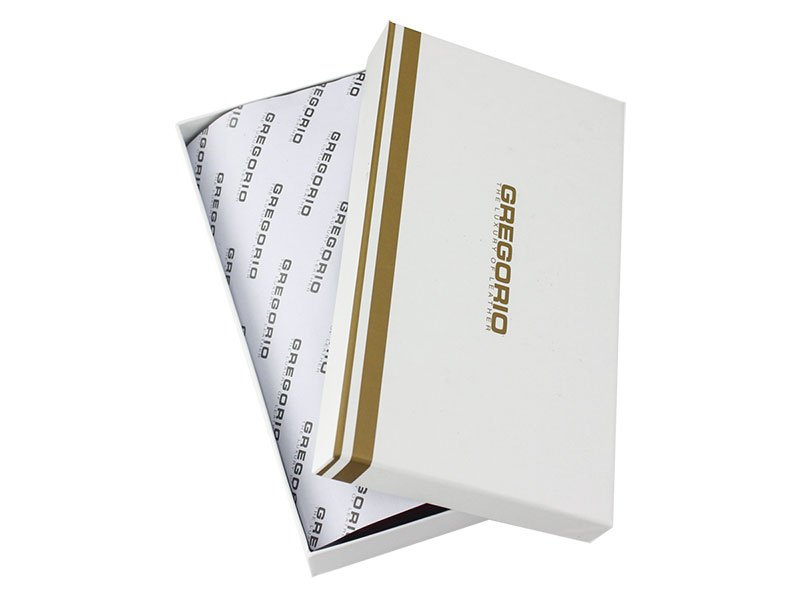 Gregorio duży damski portfel skóra naturalna lakierowana portmonetka