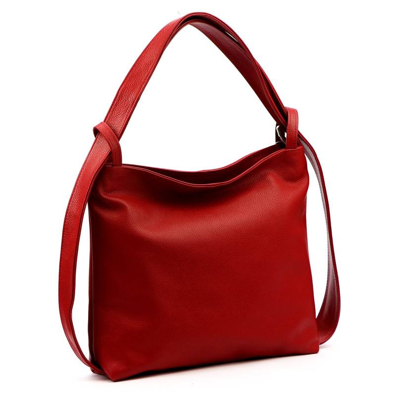 Vera Pelle shopperbag damska skóra naturalna torebka na ramię duża