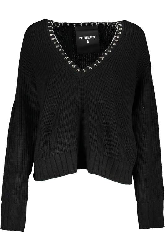 CZARNY SWETER DAMSKI PATRIZIA PEPE