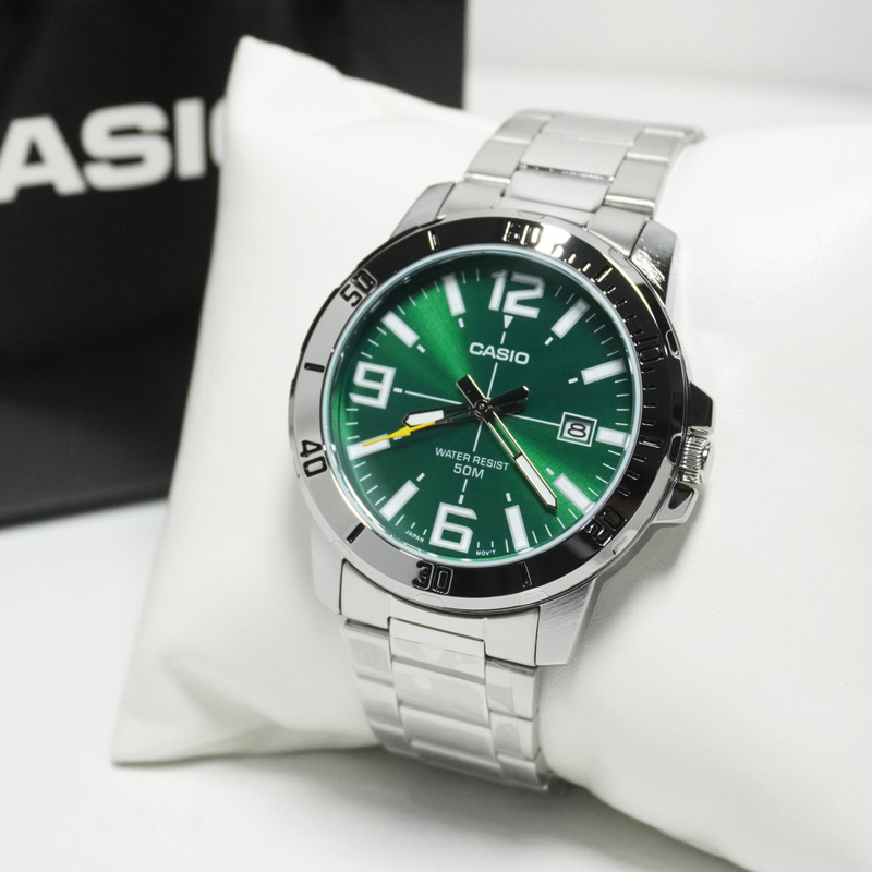 ZEGAREK MĘSKI CASIO MTP-VD01D-3B + BOX