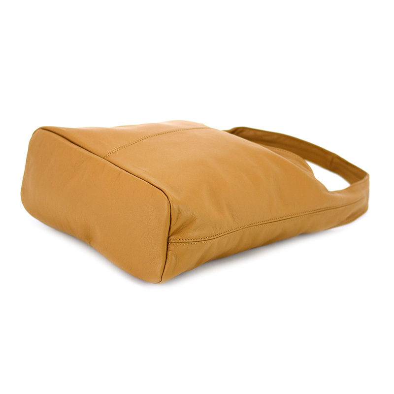 Duża stylowa shopperbag torebka na ramię skórzana z kieszeniami Voyager