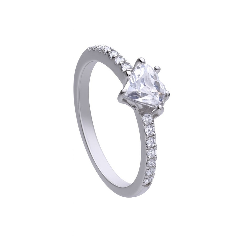 Biżuteria DIAMONFIRE 6121151082160. Pierścionek, Kolor szary. Kobieta.