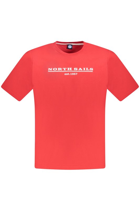 NORTH SAILS MĘSKA KOSZULKA Z KRÓTKIM RĘKAWEM CZERWONA