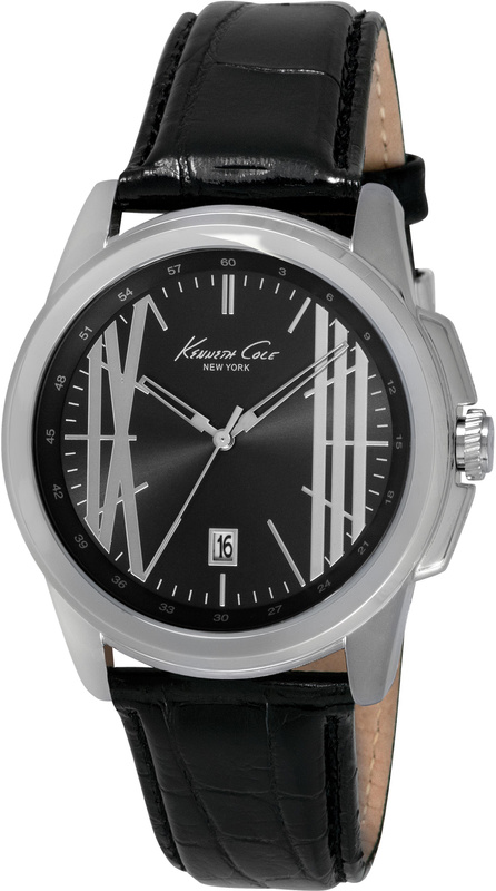 Zegarek KENNETH COLE IKC8095. Kwarcowy, Kolor czarny. Mężczyzna.