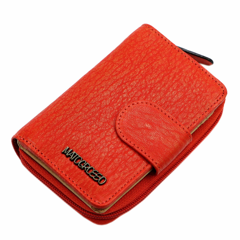 Mato Grosso pionowy duży damski portfel skóra naturalna portmonetka RFID