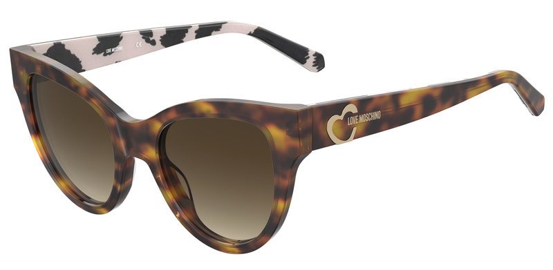 Okulary LOVE MOSCHINO MOL053S1NRF0H. Okulary przeciwsłoneczne, Kolor brązowy. Kobieta.