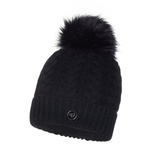 Zimowa czapka damska z pomponem 