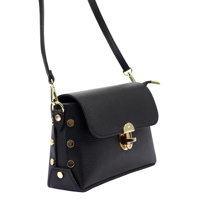 Luka damska listonoszka torebka przez ramię skóra naturalna stylowa