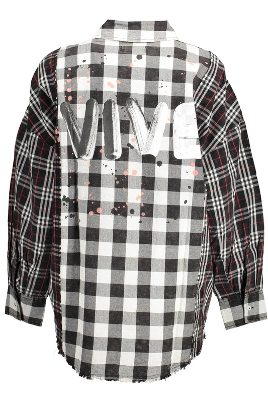 DESIGUAL KOSZULA Z D�UGIM R�KAWEM DAMSKA CZARNA