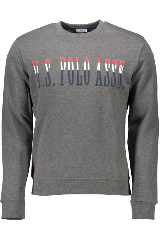 BLUZA US POLO BEZ ZAMKA MĘSKA SZARA